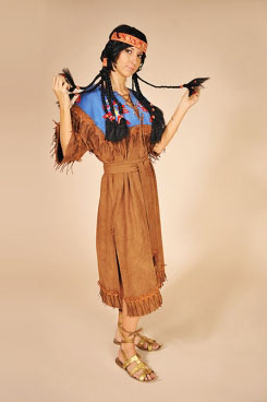 Индианка, национальный костюм