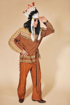 Индеец, национальный костюм
