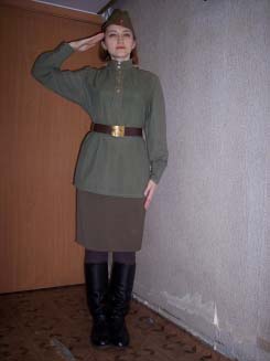Рядовой ВОВ. Женский костюм (без сапог)