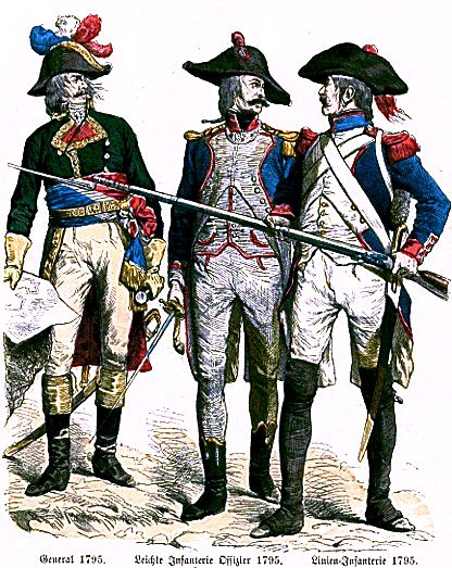 Военные костюмы и мундиры Франция, 1812 год