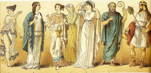 Исторические костюмы Древнего Рима, Египта и Греции